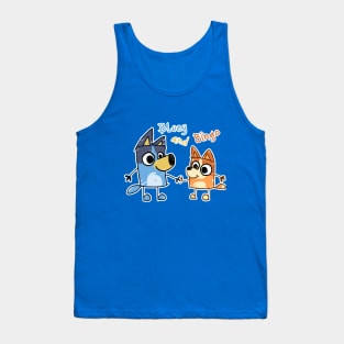 Heeler Sisters Doodle Tank Top